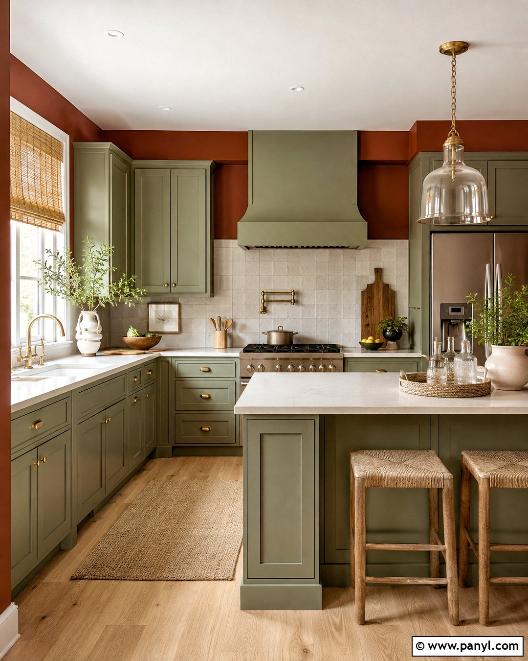 Sage Green Cabinets With Red Walls - 20 What Color Cabinets Go With Red Walls