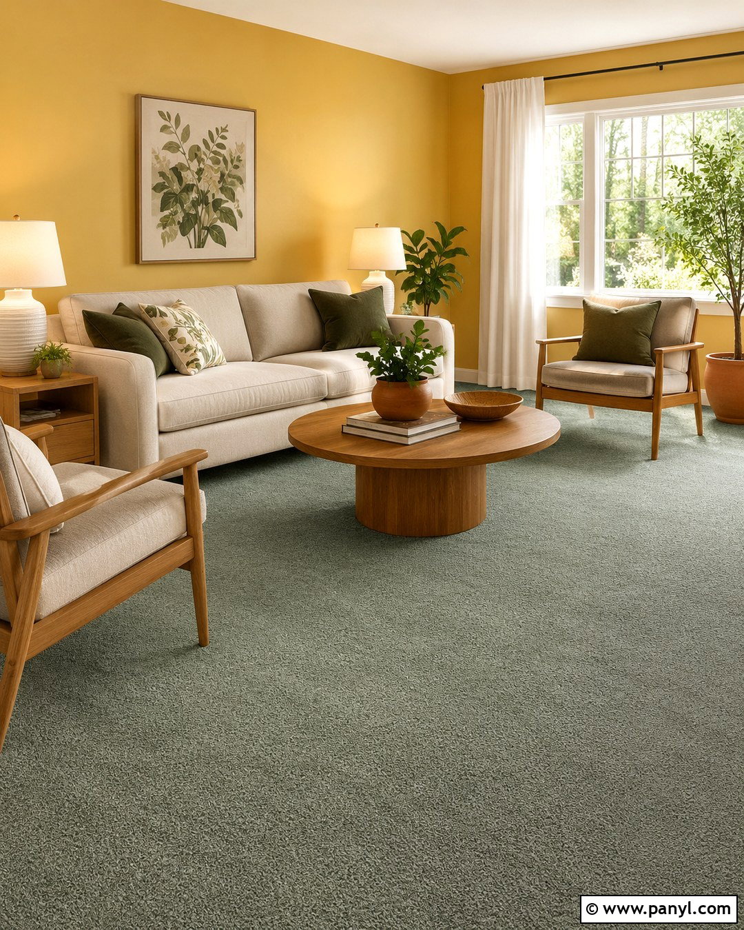 Sage Green Carpet With Yellow Walls - 20 What Color Carpet Goes With Yellow Walls