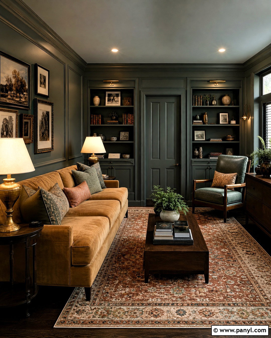 Sage Green Color-Drenched Room - 20 sage green interior ideas
