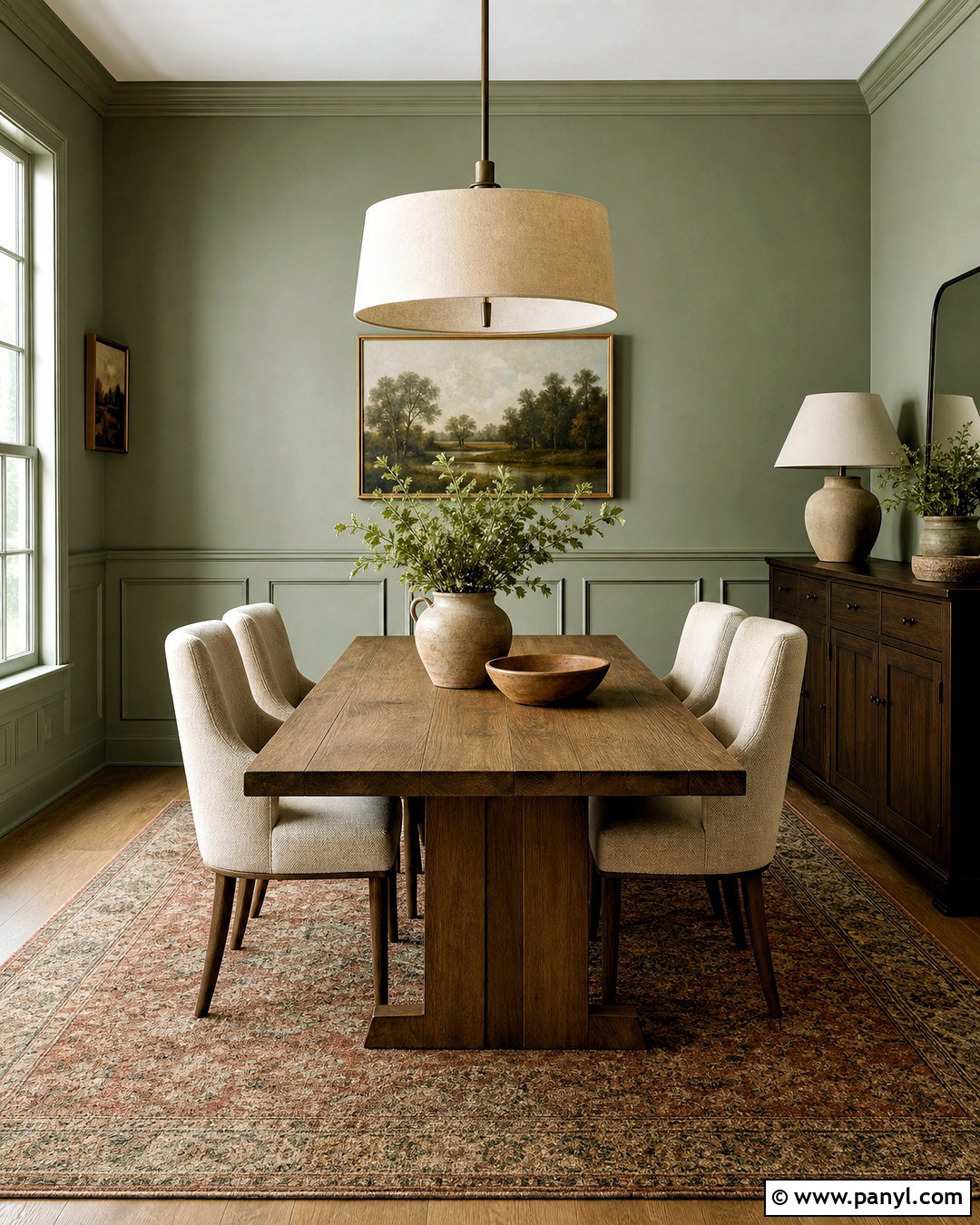 Sage Green Dining Room - 20 sage green home ideas