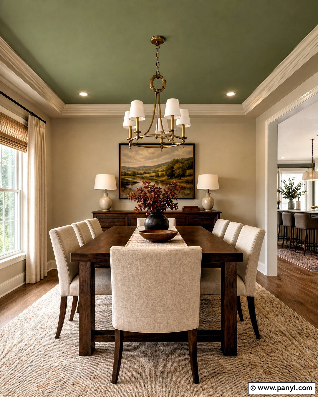 Sage Green Dining Room Ceiling - 20 sage green ceiling ideas