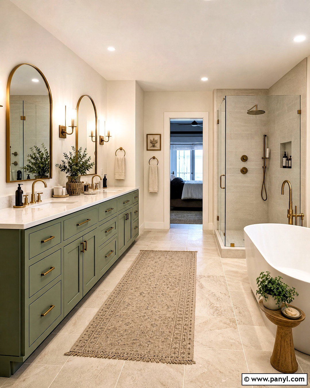 Sage Green Double Vanity - 20 sage green vanity bathroom ideas