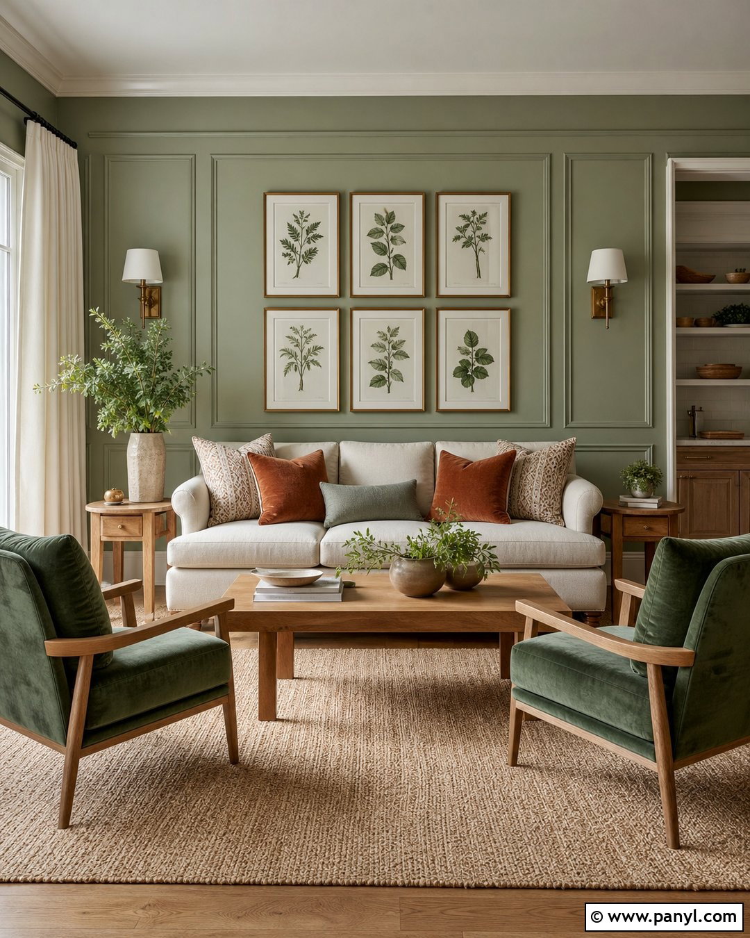 Sage Green Drawing Room Wall Colour - 30 drawing room wall colour ideas
