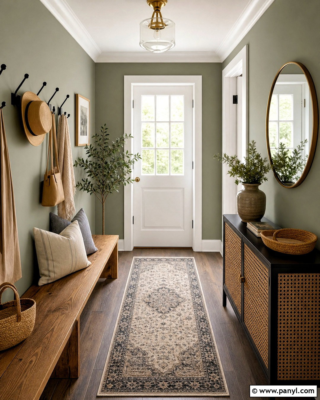Sage Green Entryway Walls - 20 entryway wall color ideas