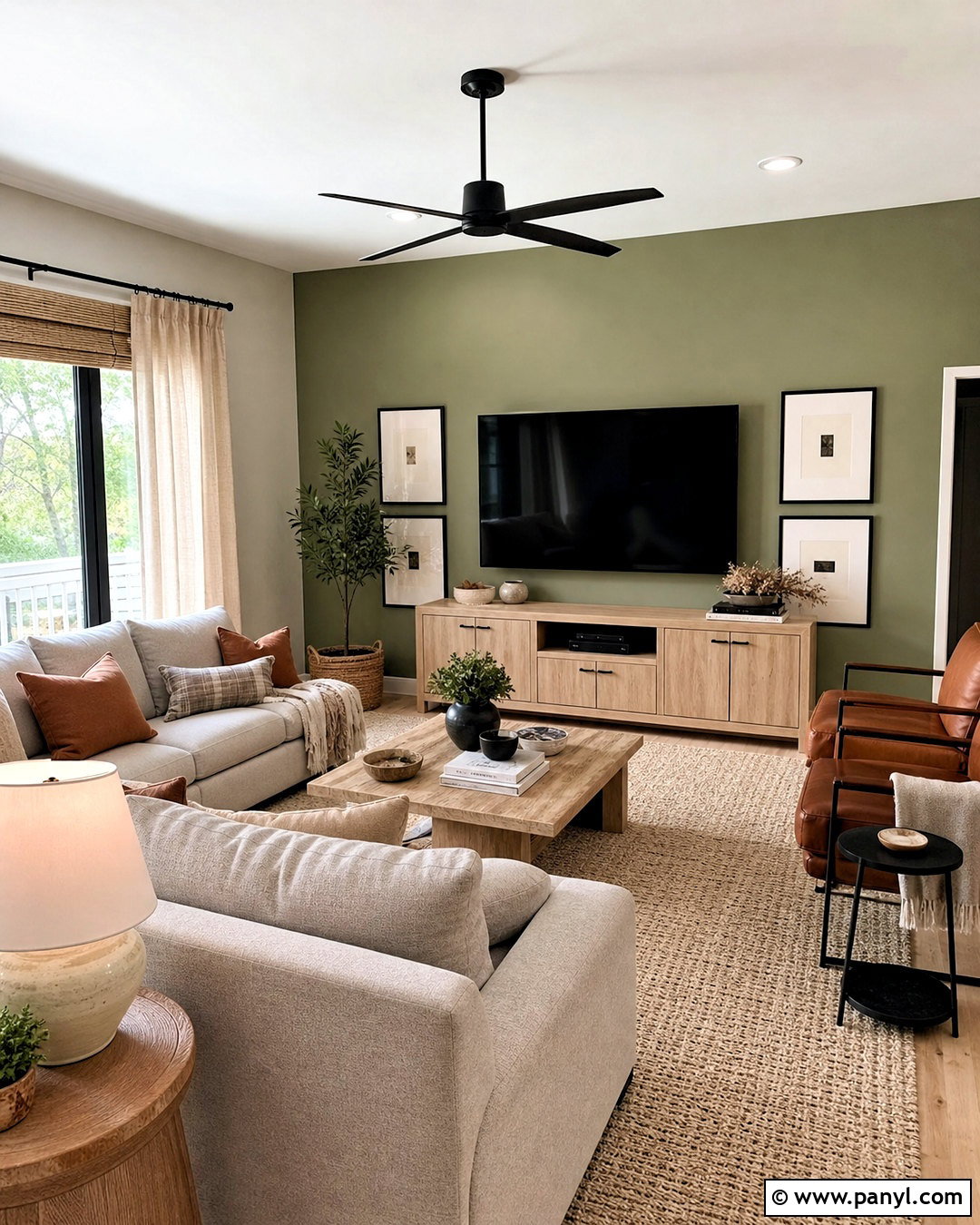 Sage Green Family Room Accent Wall - 20 family room accent wall paint colors