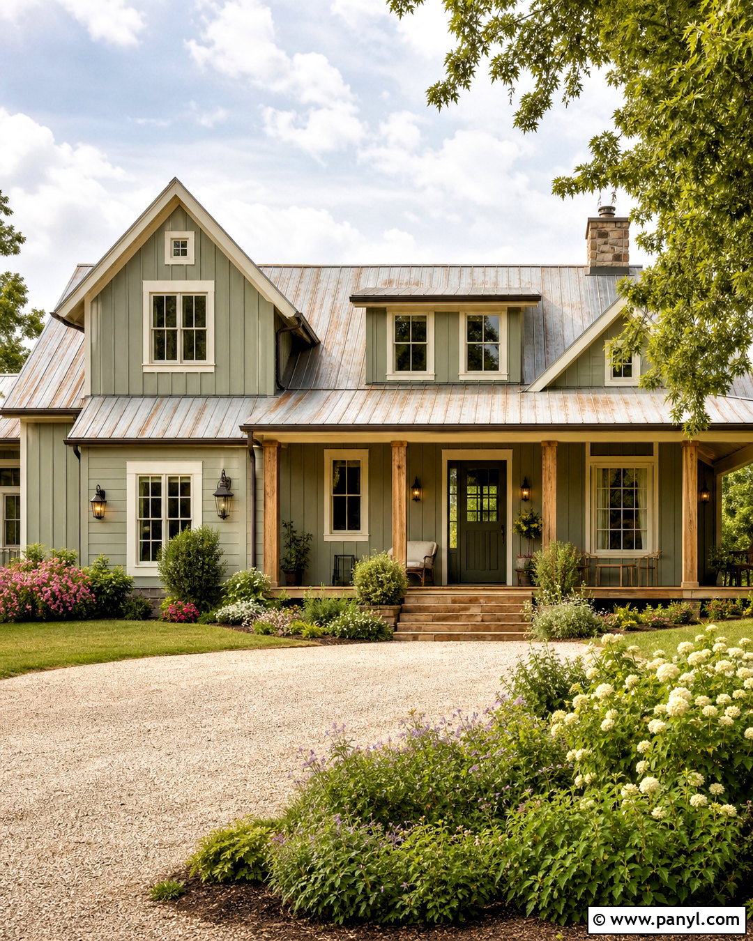 Sage Green Farmhouse Exterior - 20 exterior farmhouse paint colors