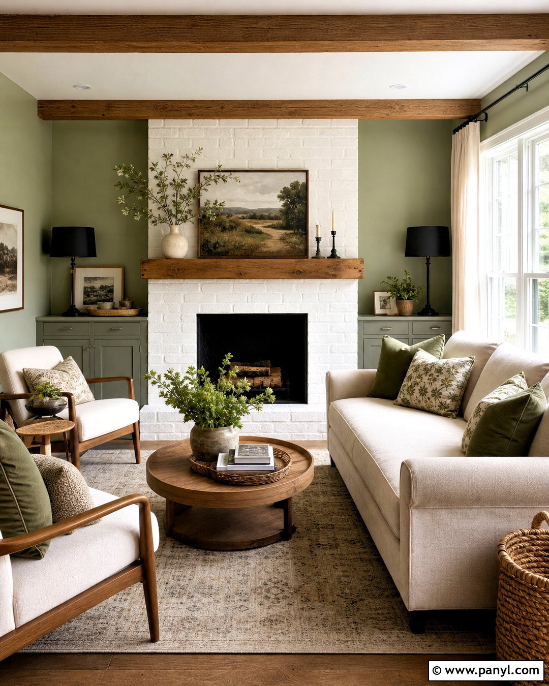 Sage Green Farmhouse Living Room - 20 farmhouse living room ideas