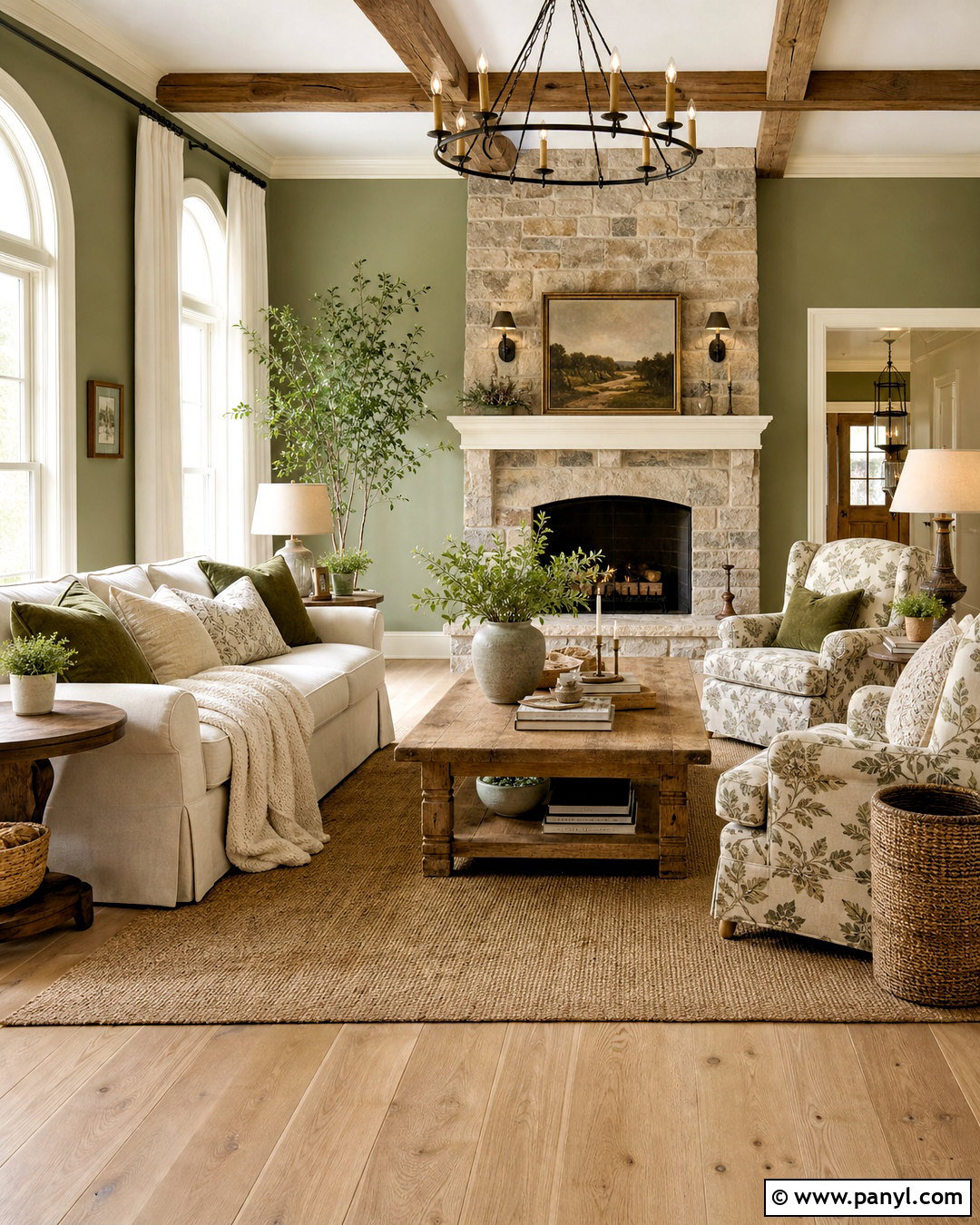 Sage Green Farmhouse Living Room Palette - 20 farmhouse color palette living room ideas