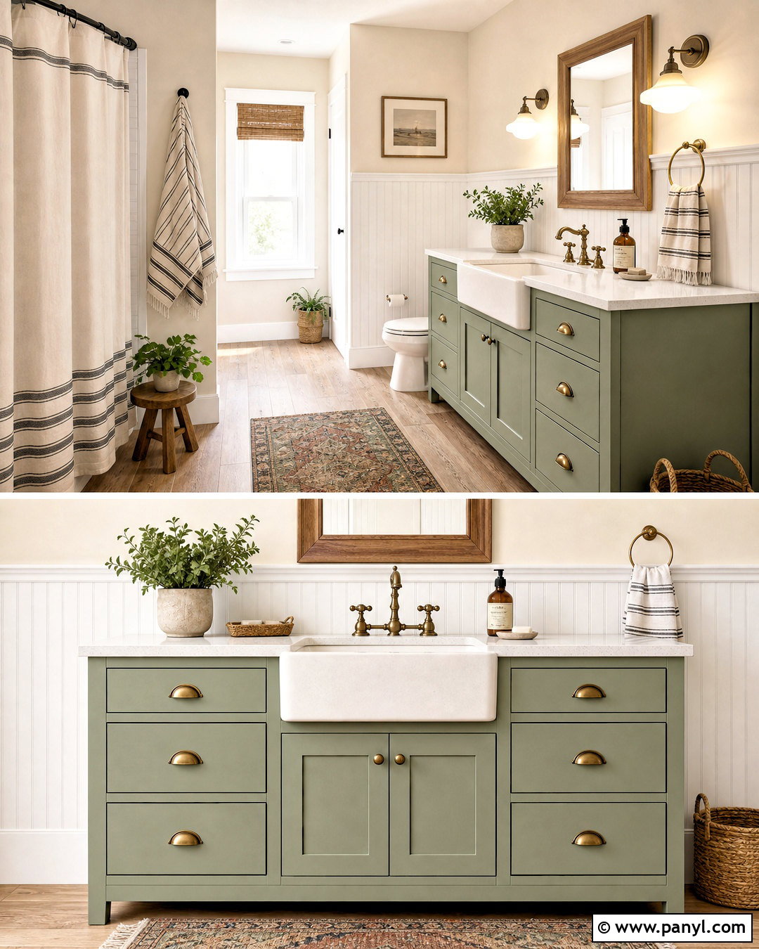 Sage Green Farmhouse Vanity Bathroom - 20 sage green vanity bathroom ideas