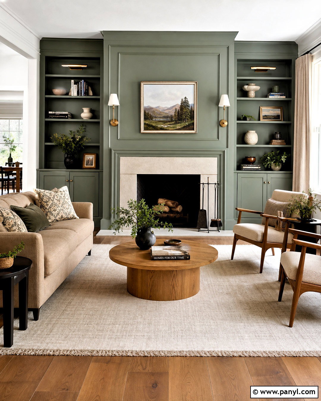 Sage Green Fireplace Living Room - 20 sage green home ideas