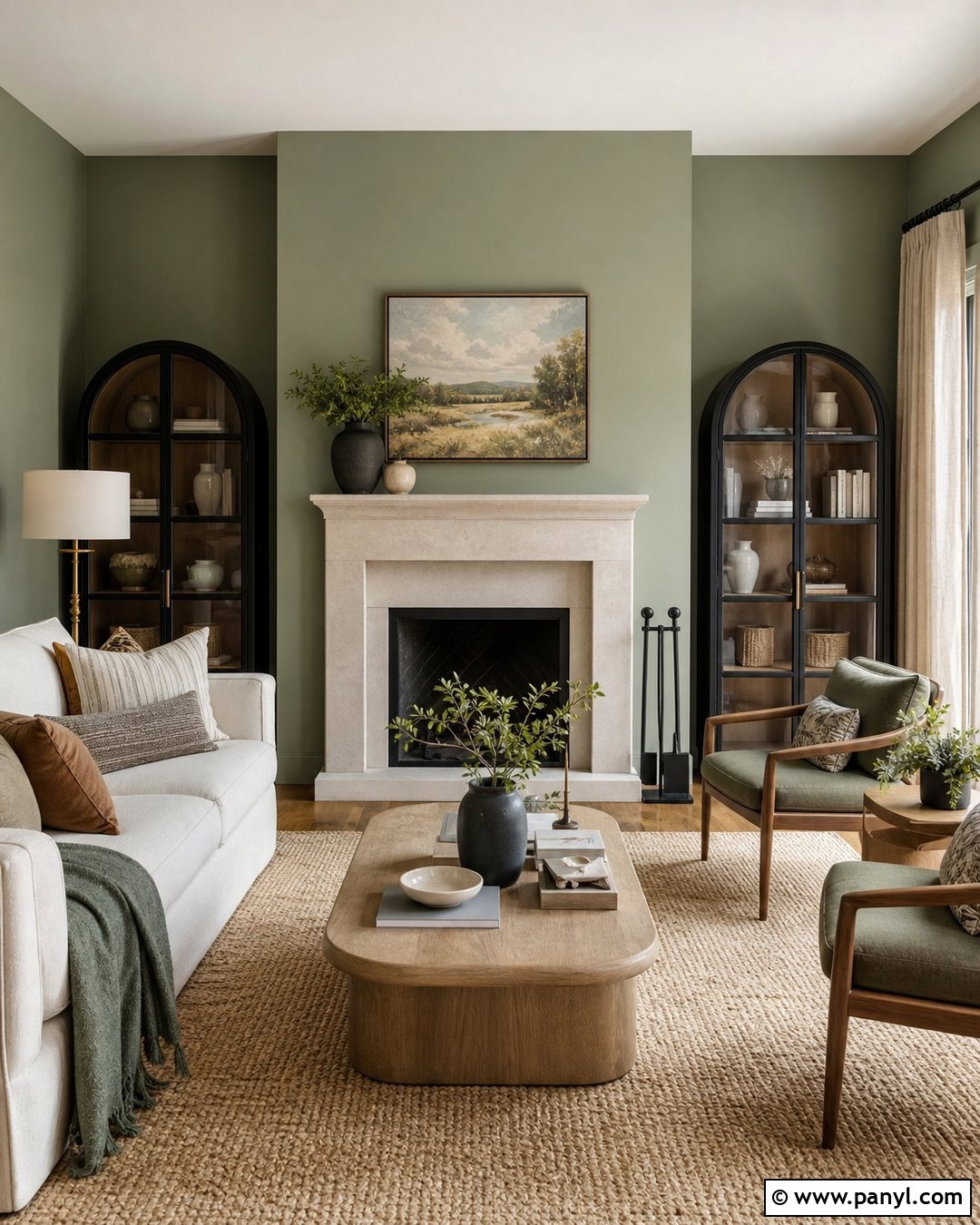 Sage Green Fireplace Wall - 25 Sage Green Painted Walls