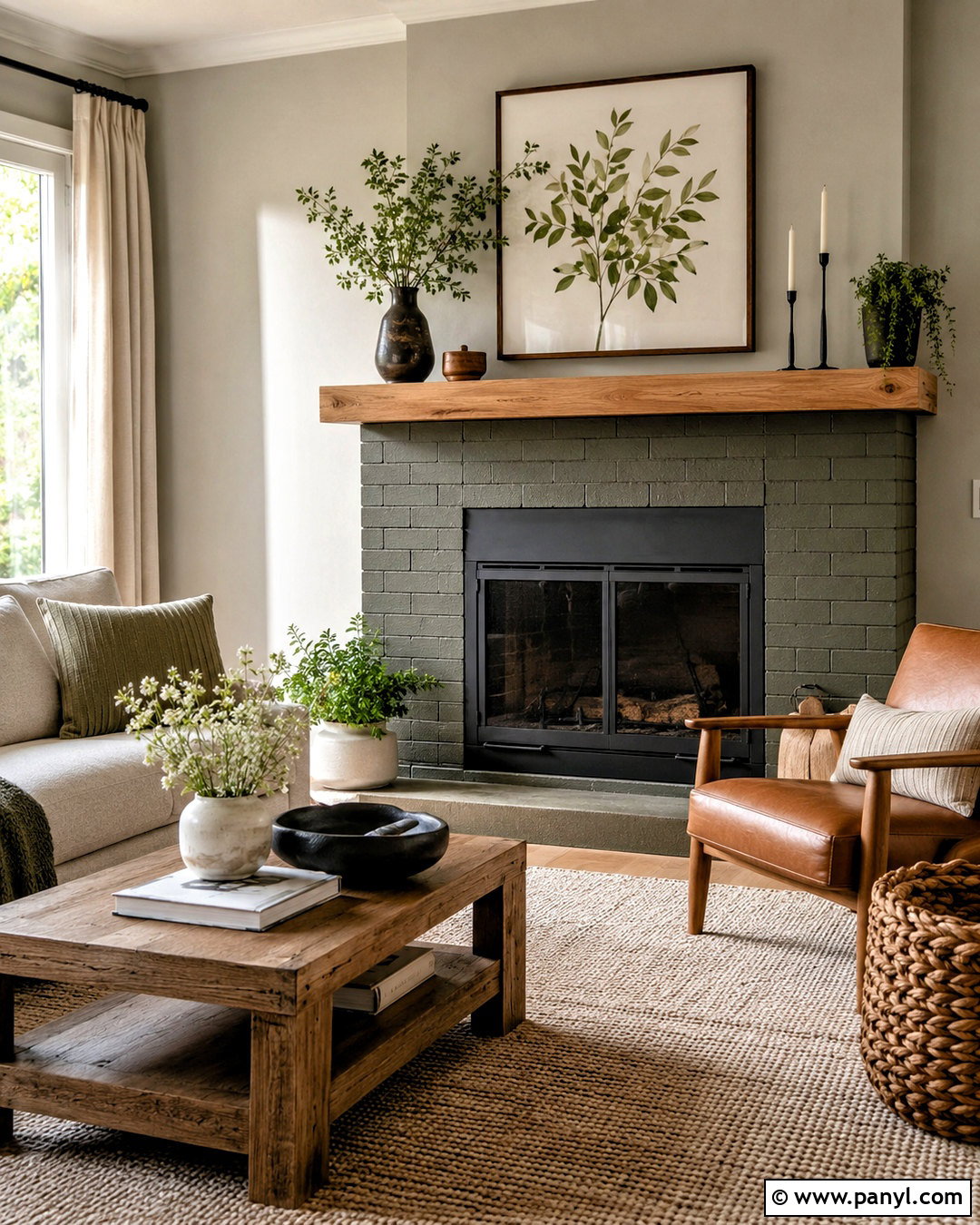 Sage Green Fireplace With Gray Walls - 20 What Color Fireplace With Gray Walls