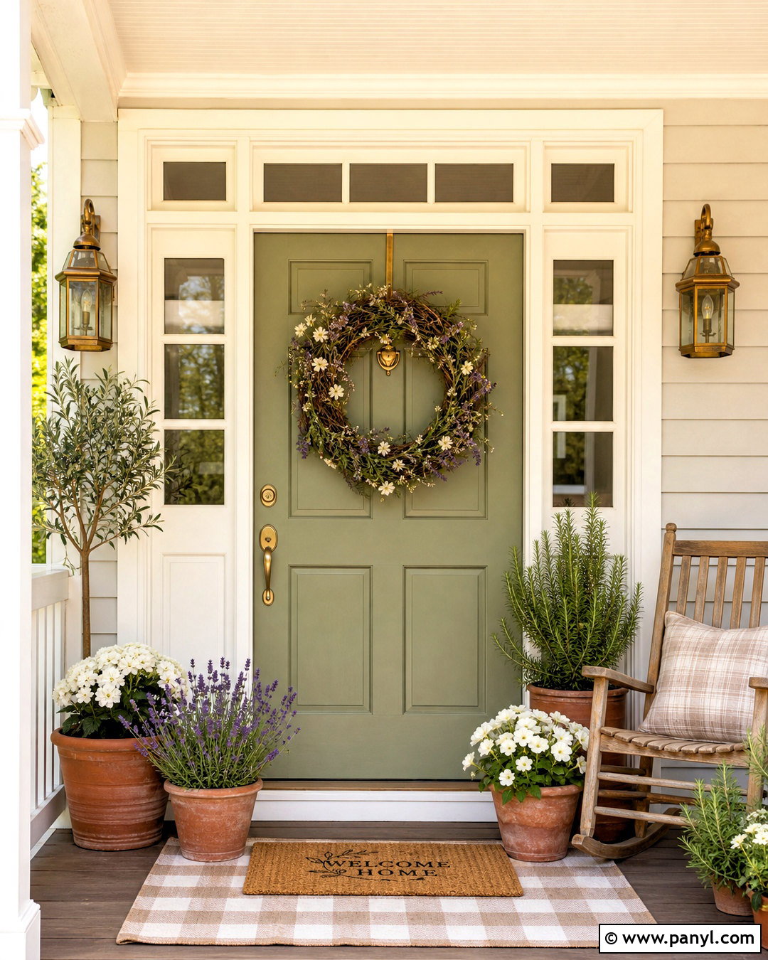 Sage Green Front Door Decor - 20 front door decor ideas