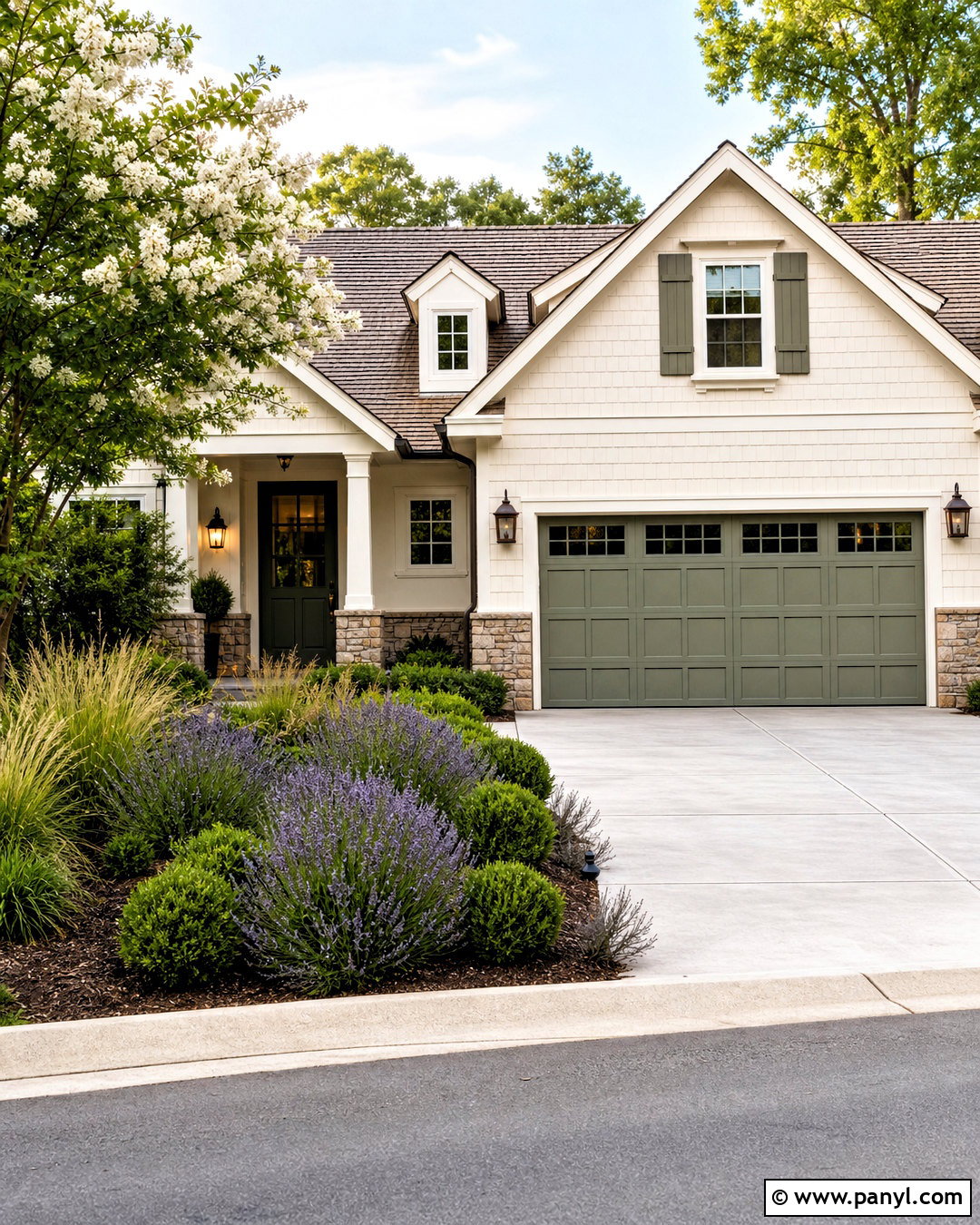 Sage Green Garage Door - 20 garage door paint colors
