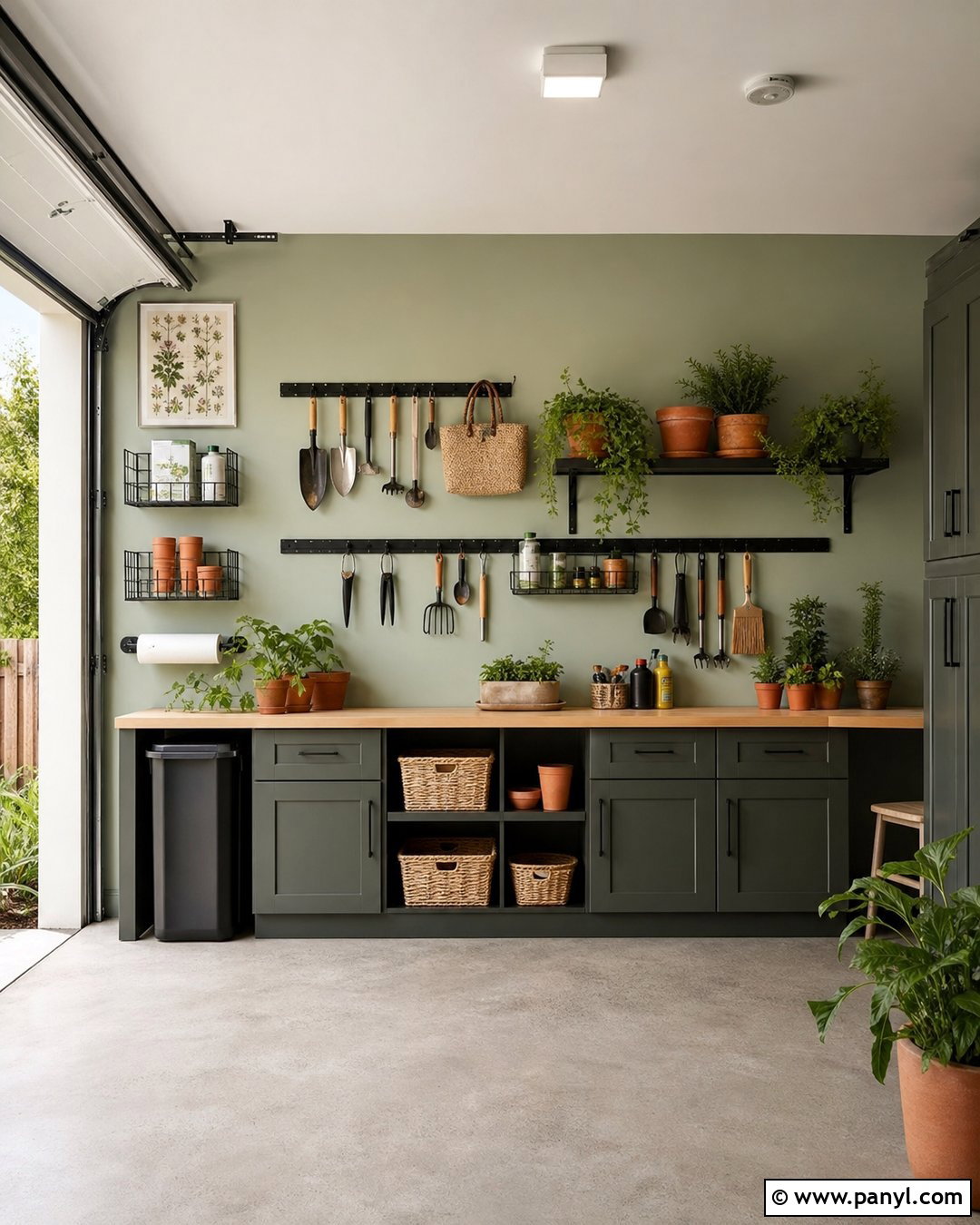 Sage Green Garage Walls - 30 Garage Wall Colors