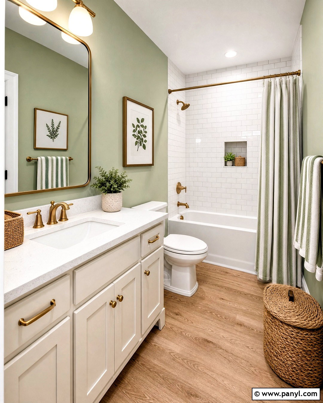 Sage Green Guest Bathroom - 20 green guest bathroom ideas