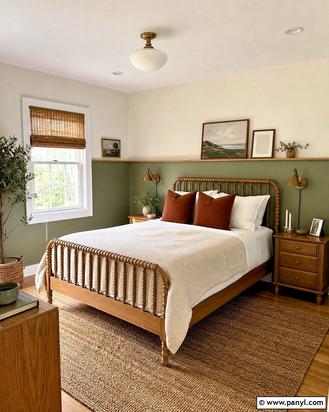 Sage Green Half Wall Bedroom - 20 sage green accent wall bedroom ideas