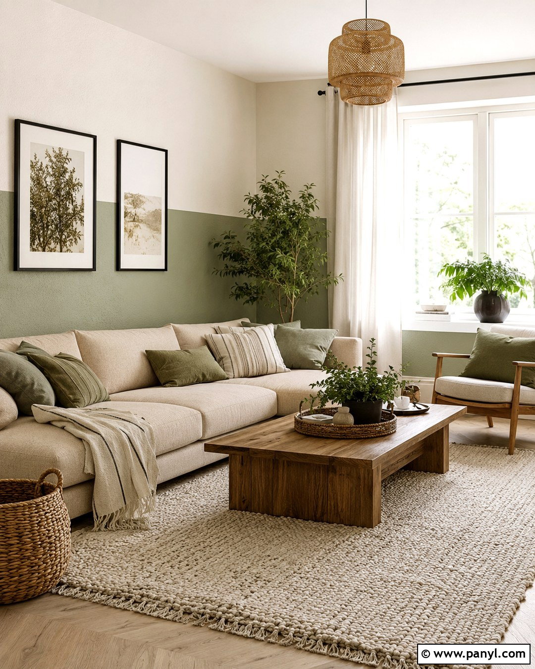 Sage Green Half Wall Paint - 20 Color Block Wall Paint Inspiration Ideas