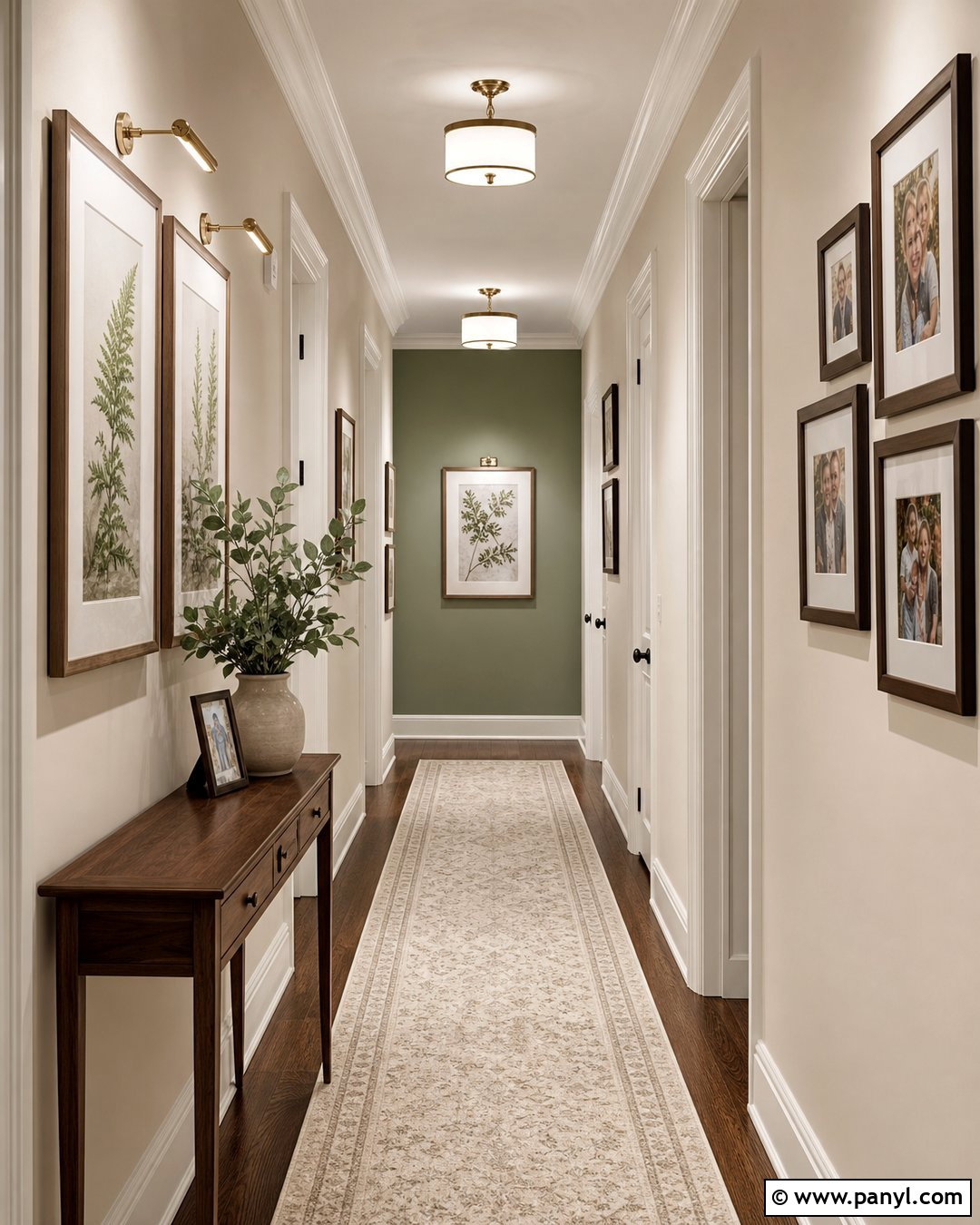 Sage Green Hallway Accent Wall - 20 Cream Walls With Sage Green Accent Wall Ideas