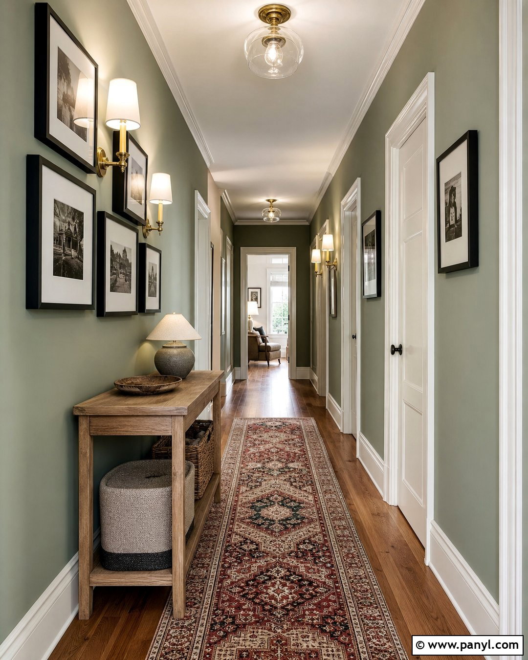 Sage Green Hallway Walls - 25 Sage Green Painted Walls