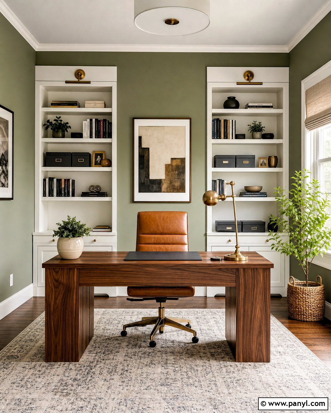 Sage Green Home Office Walls - 20 sage wall color ideas