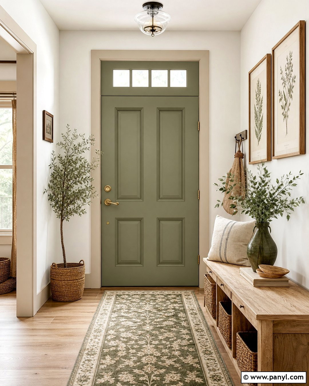 Sage Green Inside Front Door - 25 Inside Of Front Door Painted Ideas