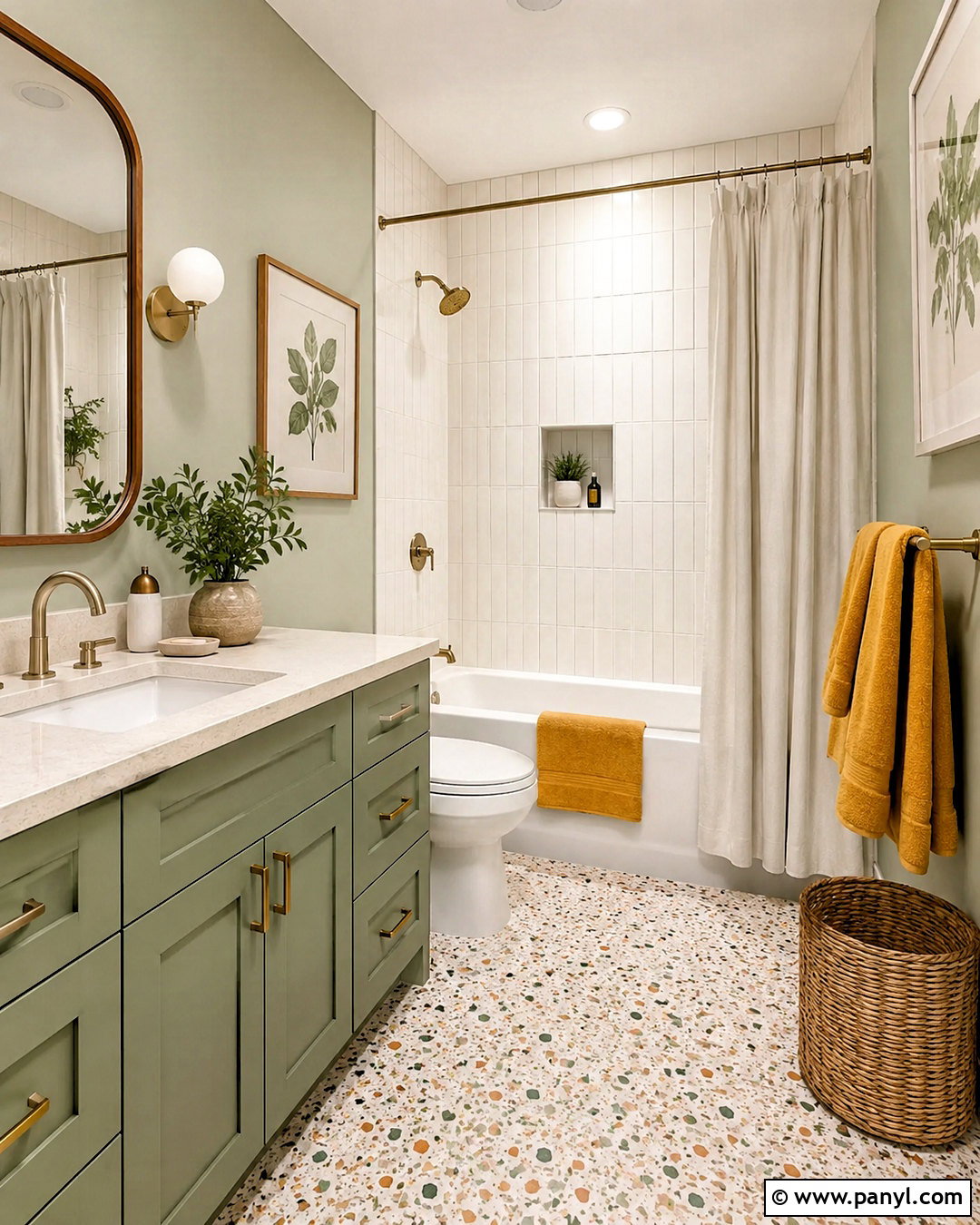 Sage Green Kids Bathroom - 20 kids bathroom ideas