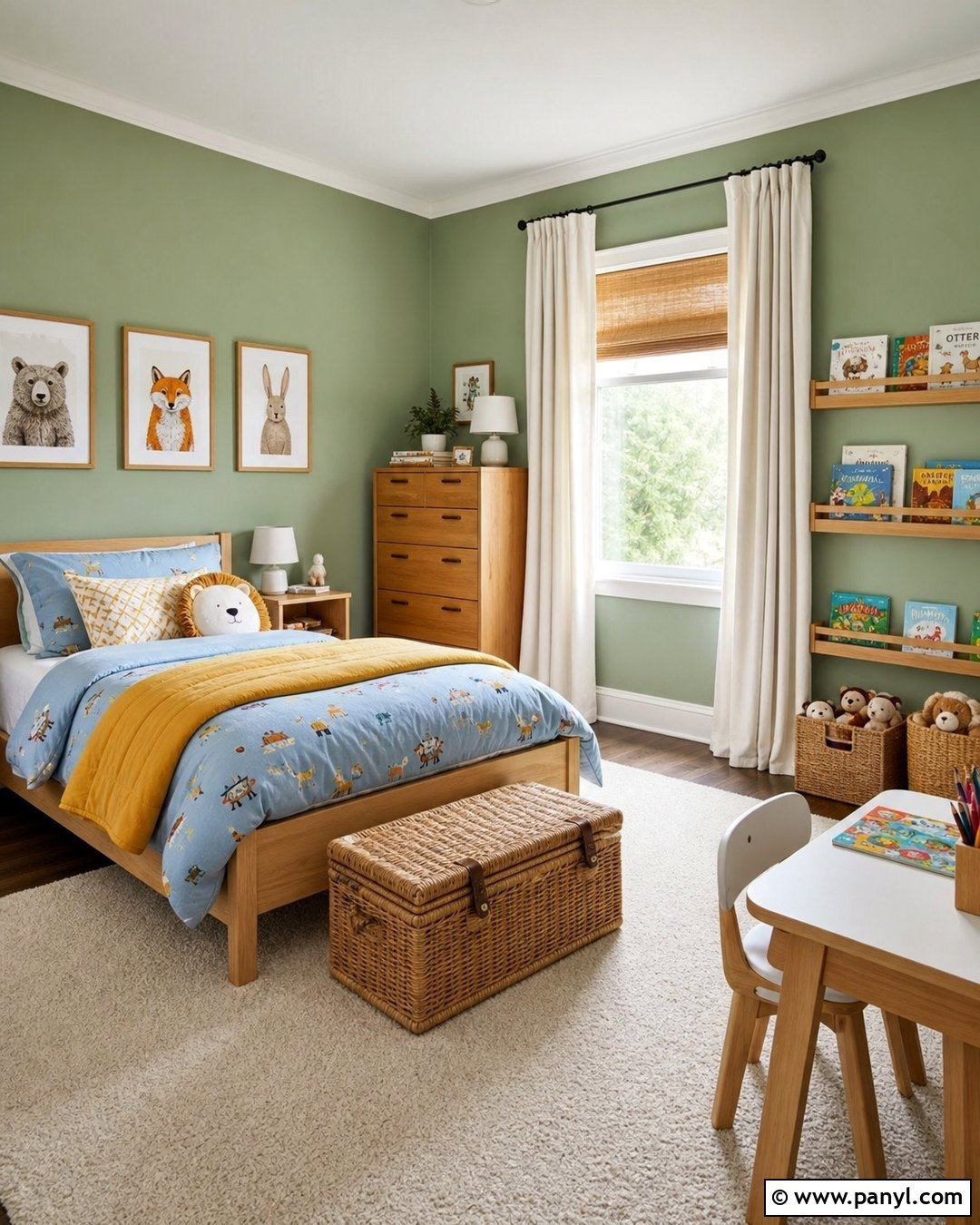 Sage Green Kids Bedroom - 50 sage green walls