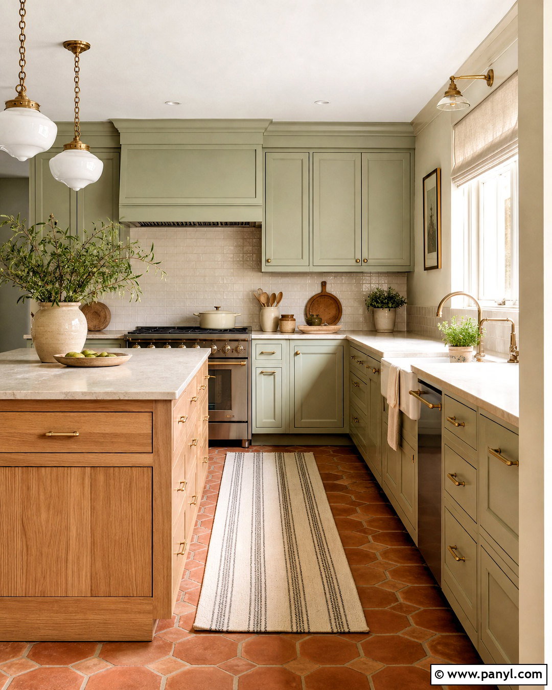 Sage Green Kitchen - 20 cozy kitchen ideas