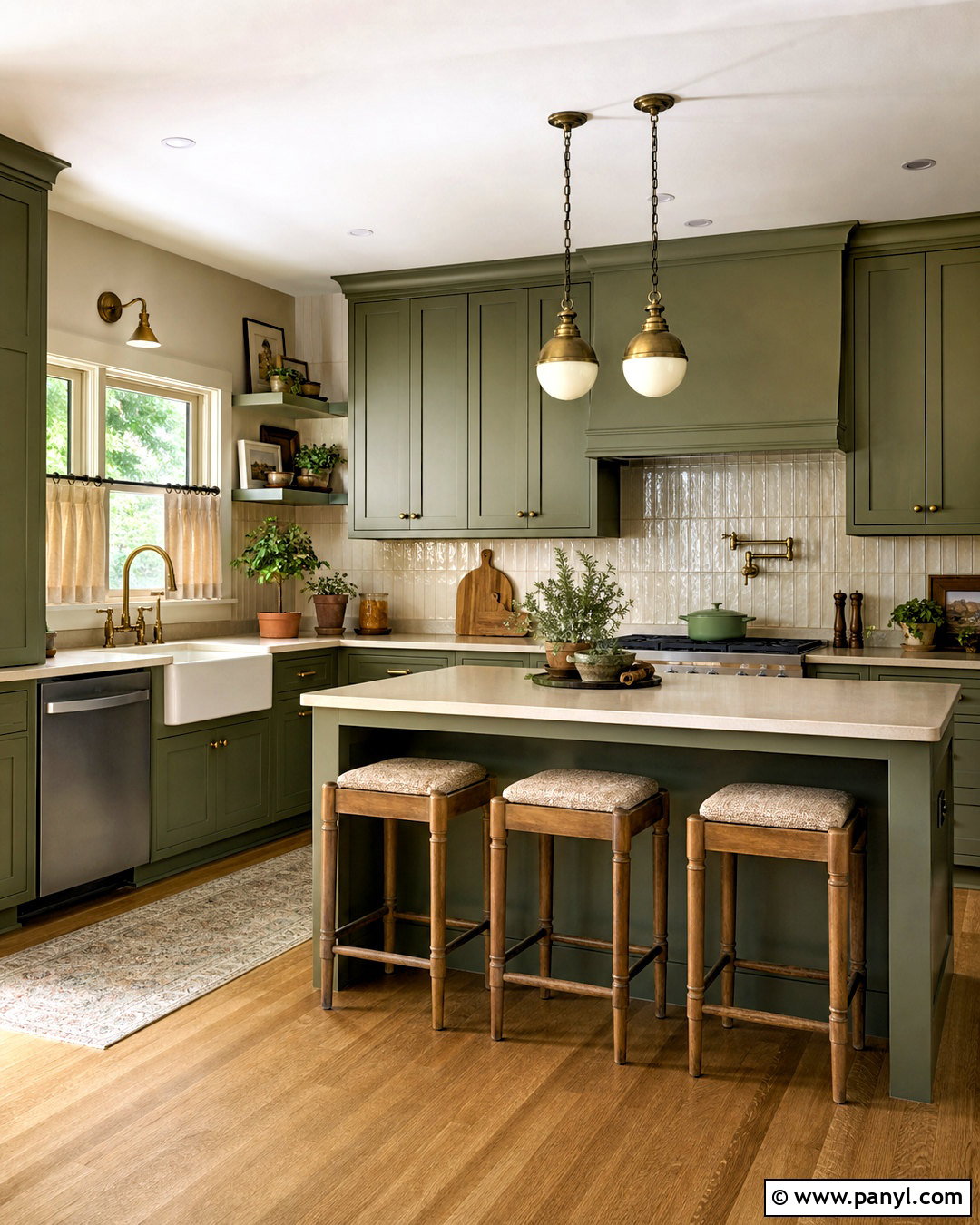 Sage Green Kitchen - 20 earthy kitchen ideas