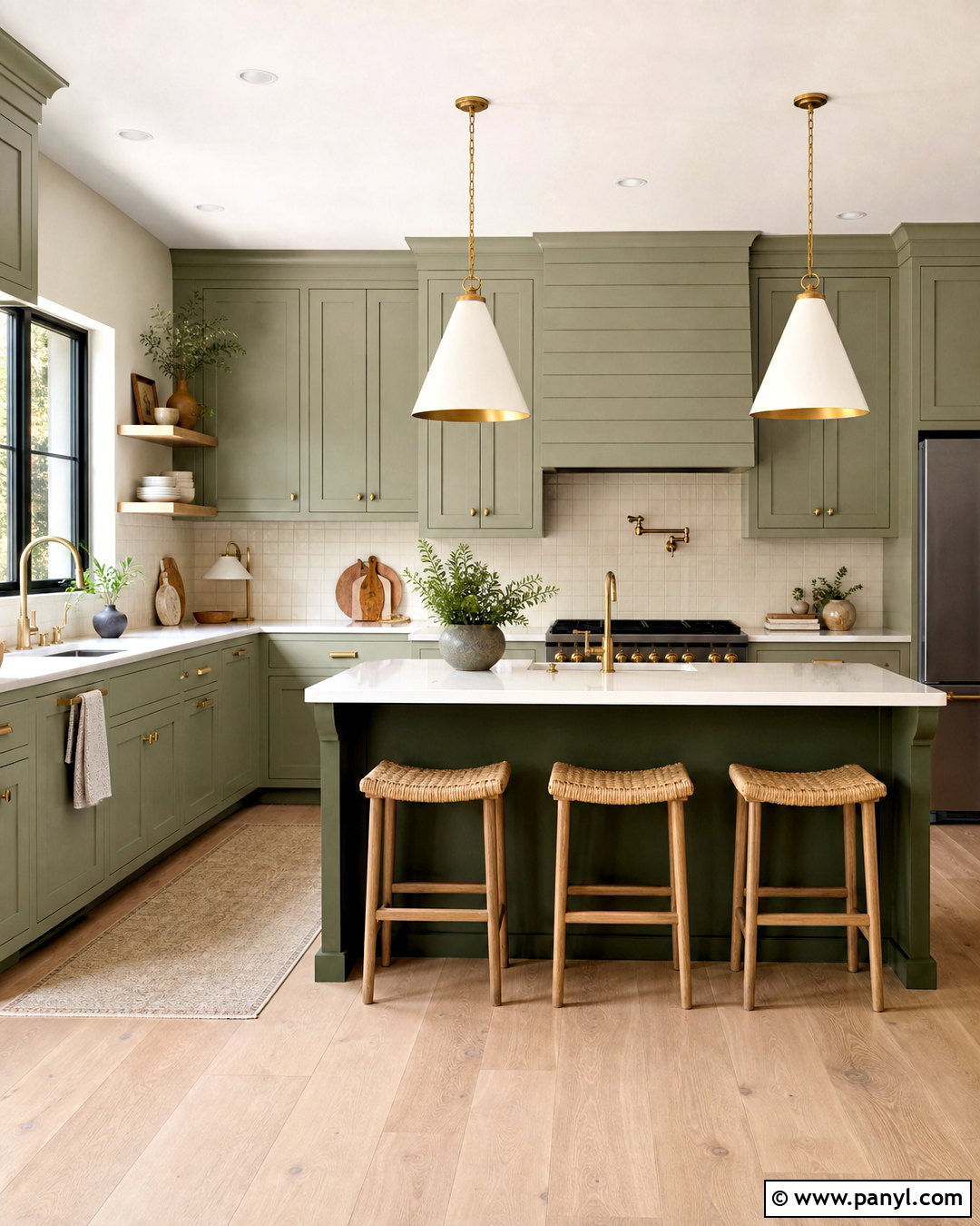 Sage Green Kitchen - 20 trendy kitchen colors