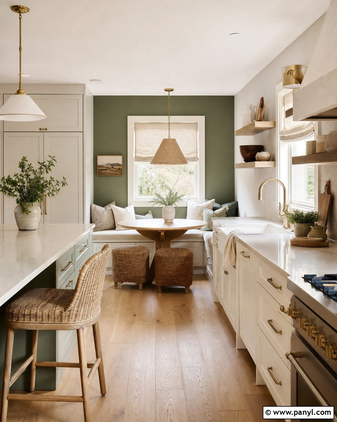 Sage Green Kitchen Accent Wall - 30 kitchen accent wall color ideas