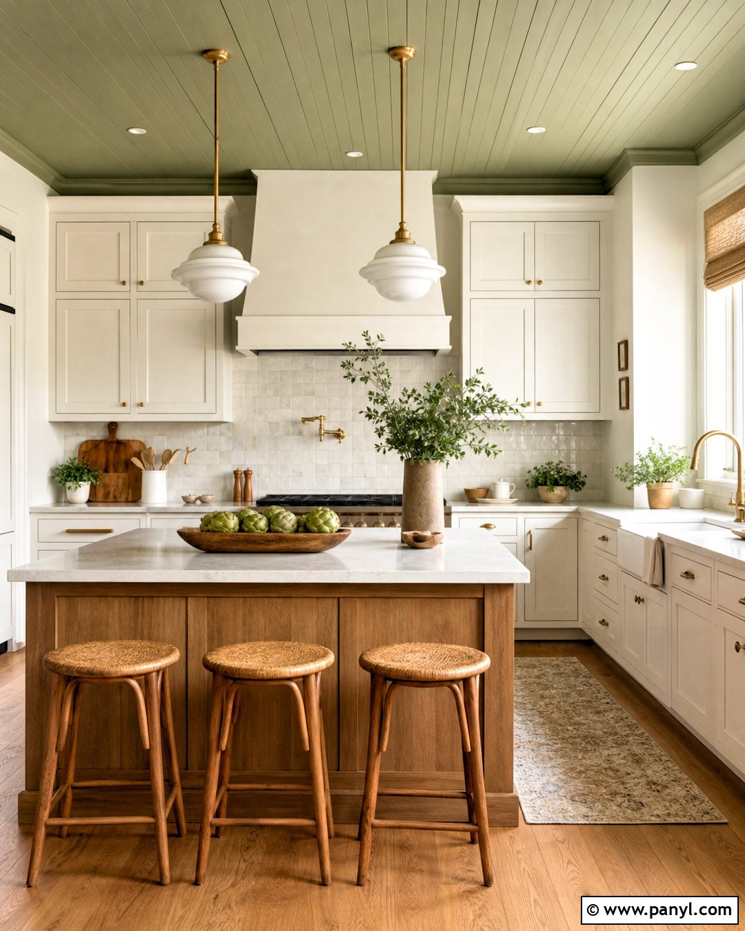Sage Green Kitchen Ceiling - 20 sage green ceiling ideas