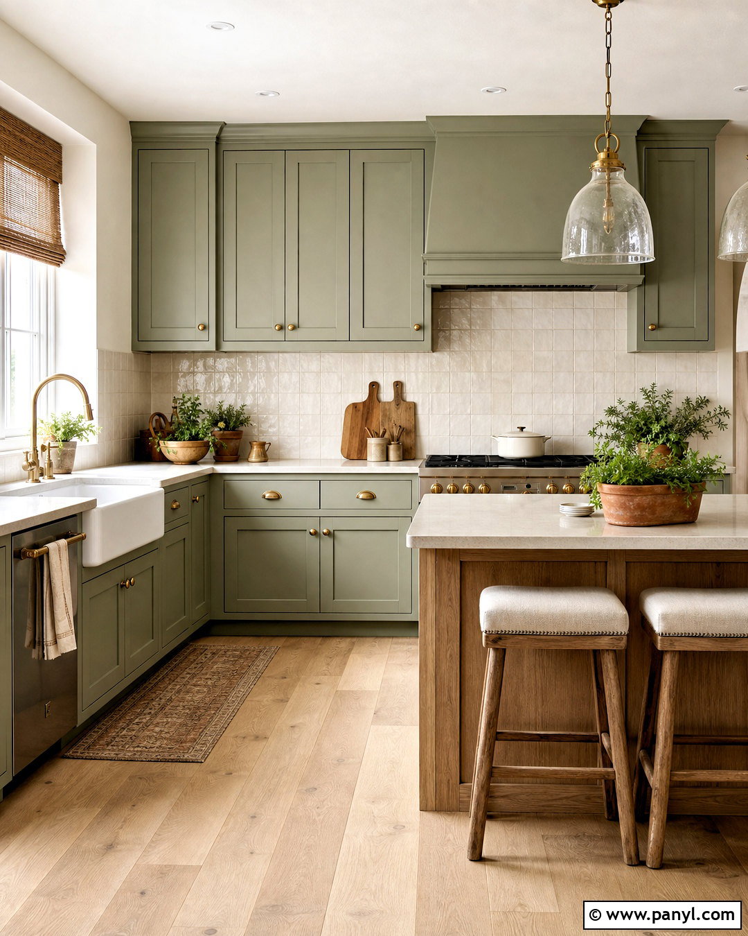 Sage Green Kitchen Color Scheme - 20 kitchen room colour ideas