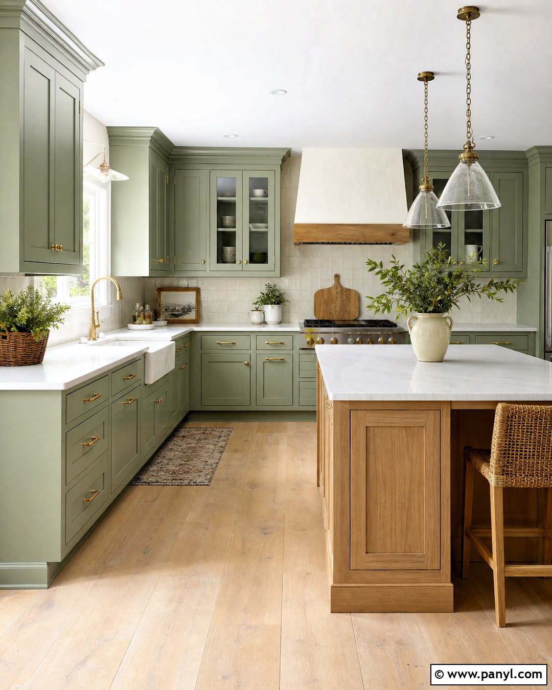 Sage Green Kitchen Color Scheme - 20 kitchen colors schemes paint ideas