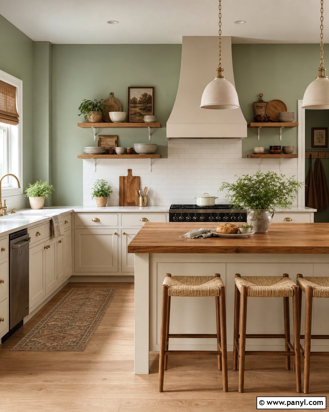 Sage Green Kitchen Wall Colour - 45 kitchen wall colour ideas