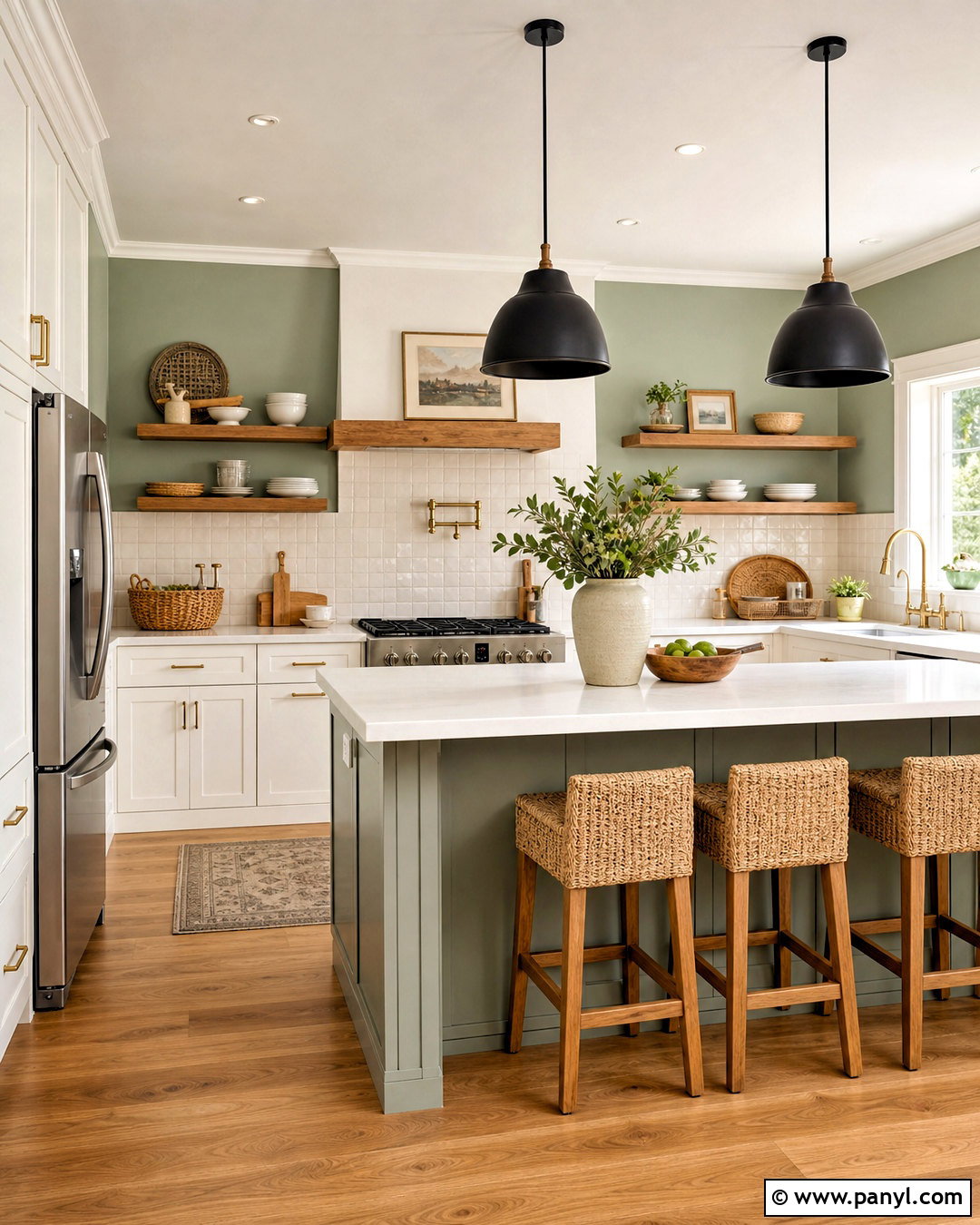 Sage Green Kitchen Walls - 20 kitchen paint color ideas for walls