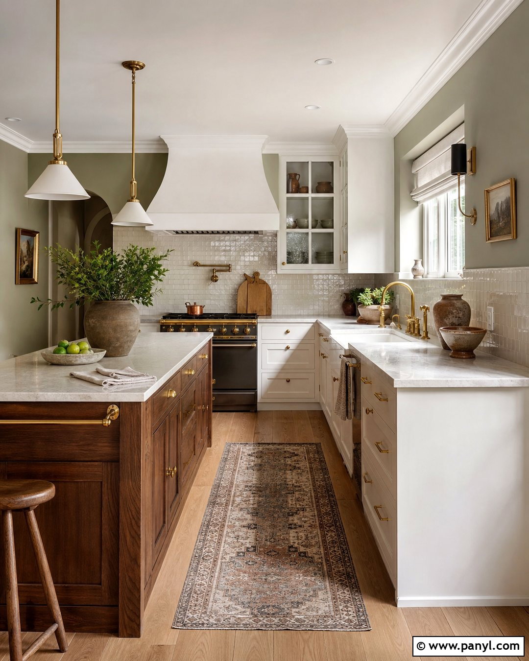 Sage Green Kitchen Walls - 30 White Kitchen Wall Color Ideas