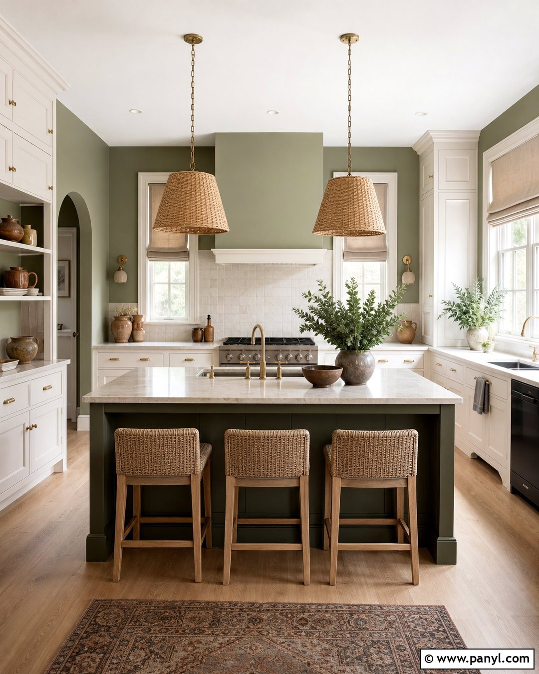 Sage Green Kitchen Walls - 35 Kitchen Color Ideas For Walls