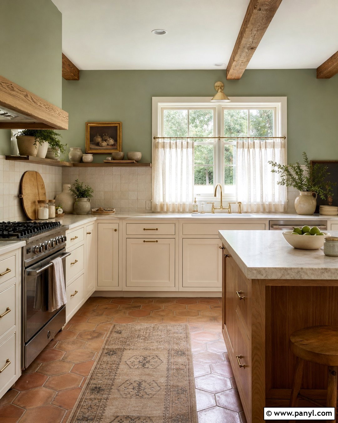 Sage Green Kitchen Walls - 35 kitchen wall colours