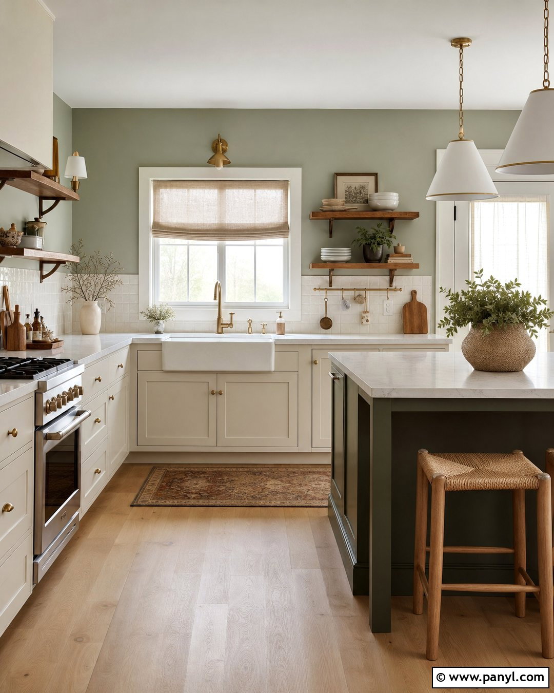 Sage Green Kitchen Walls - 35 Paint Colors For Kitchen Walls