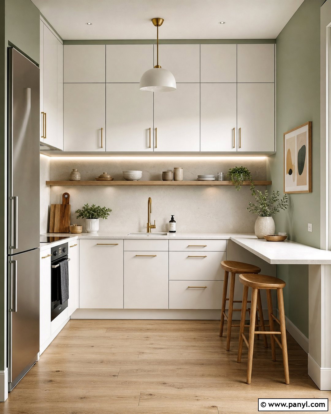 45 Sage Green Kitchen Walls That Feel Fresh and Inviting