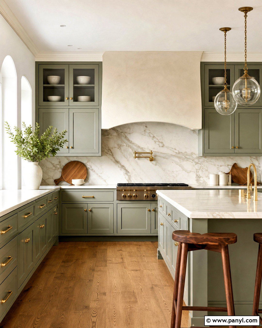 Sage Green Kitchen With Marble - 20 sage green kitchen colour scheme ideas