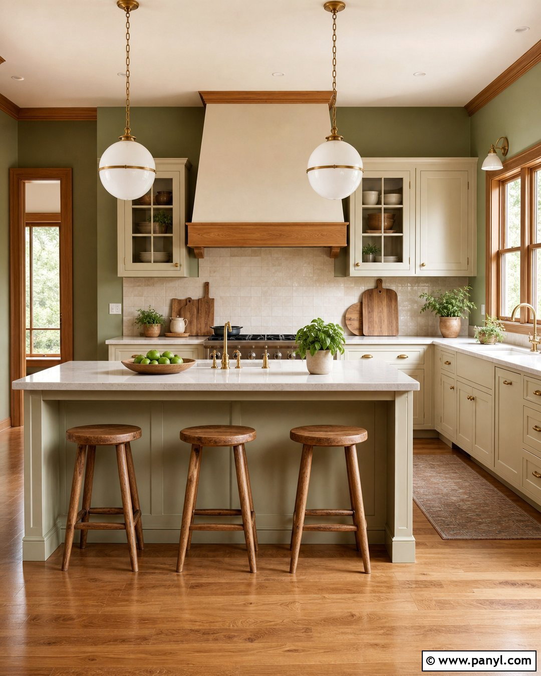 20 Sage Green Walls With Wood Trim Ideas: Warm, Natural Pairings