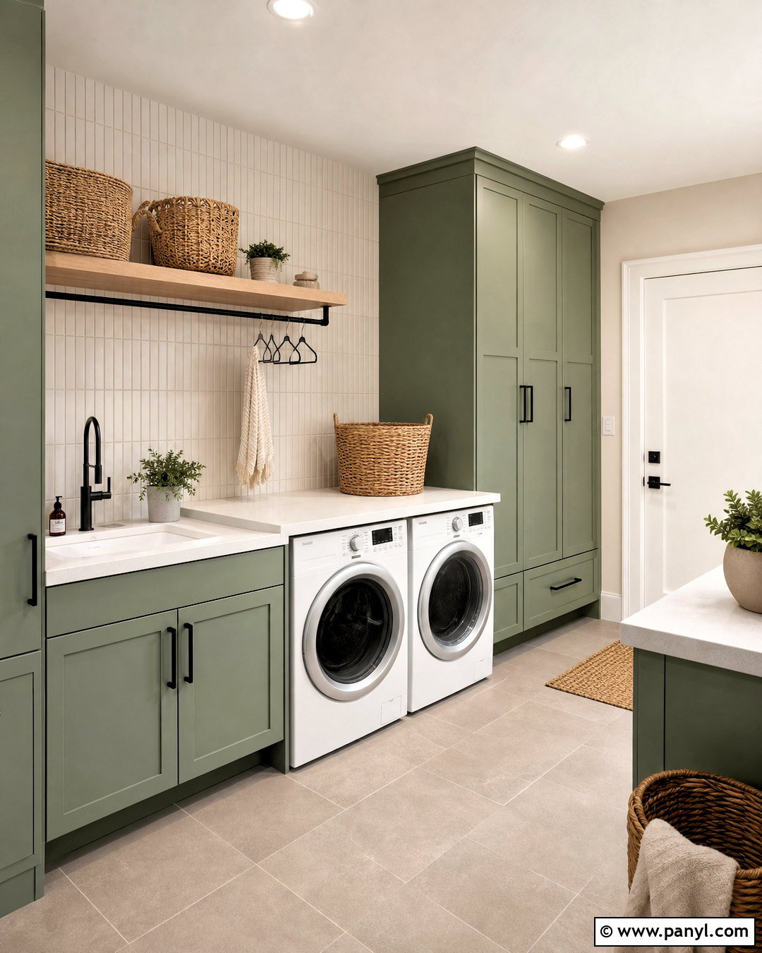 Sage Green Laundry Room - 20 sage green interior ideas