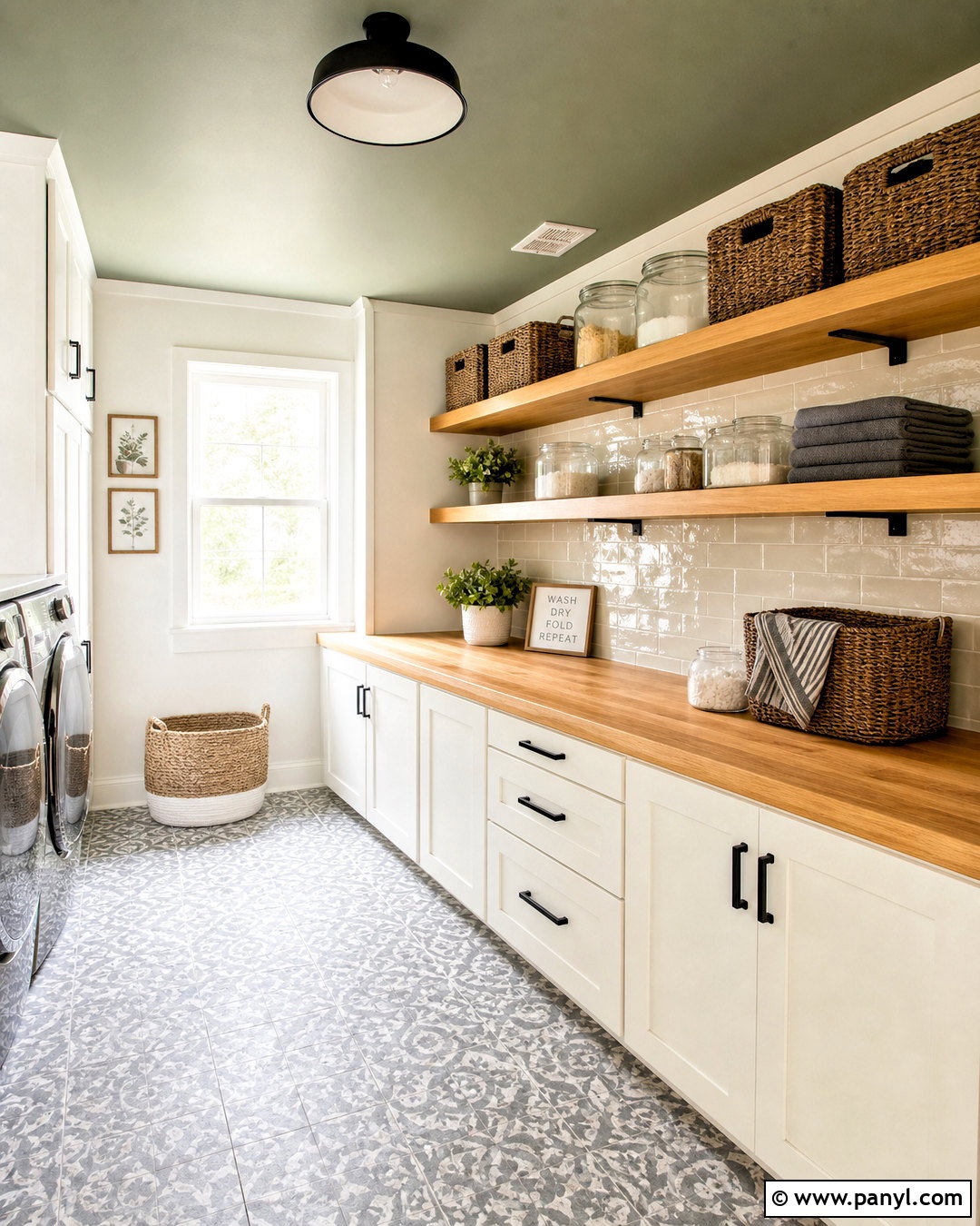 Sage Green Laundry Room Ceiling - 20 sage green ceiling ideas
