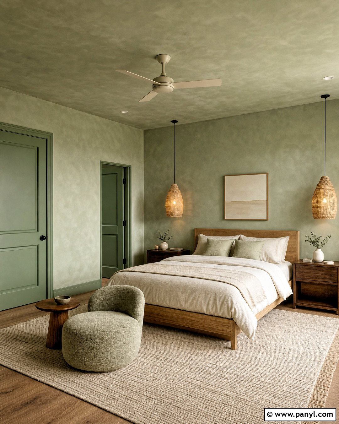 Sage Green Limewash Ceiling - 20 sage green lime wash wall ideas