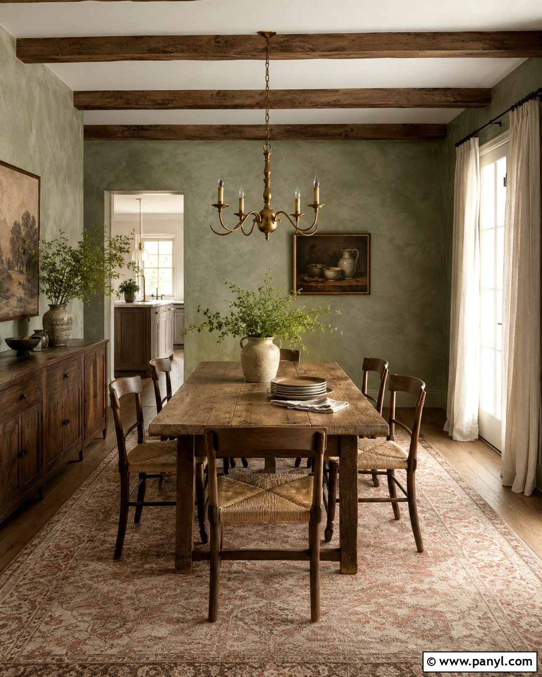 Sage Green Limewash Dining Room - 20 Limewash Walls Sage Green Ideas