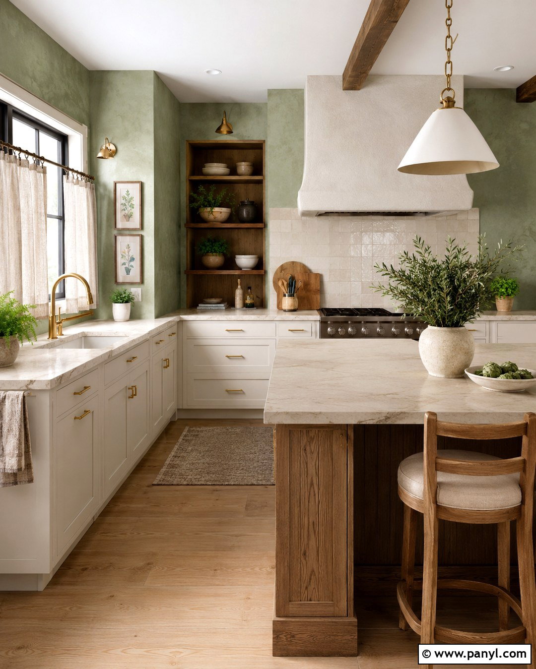 Sage Green Limewash Kitchen - 20 Limewash Walls Sage Green Ideas