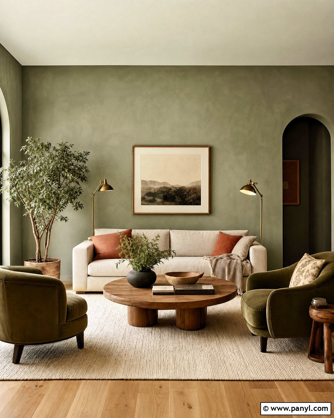 Sage Green Limewash Living Room - 20 limewash walls living rooms